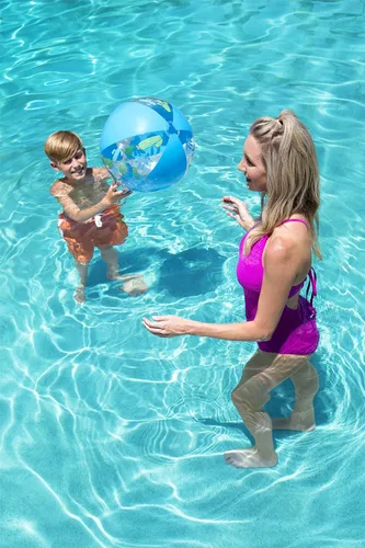 Vista 4 de Bestway 31036 - Bola de agua inflable de diseño, 20.1 in, varios modelos