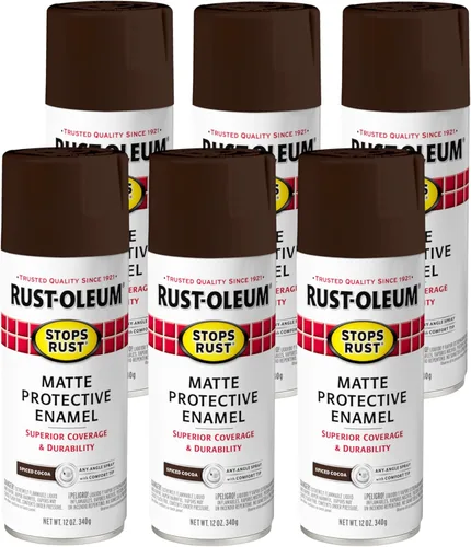 Vista 76 de Rust-Oleum 7776830 - Pintura en aerosol para prevención del óxido, 12 onzas, negro plano