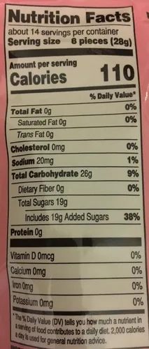 Vista 3 de Trader Joe's Caramelos de gomita suaves y masticables en X & O (paquete de 1)