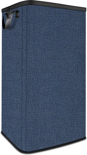 Vista 12 de SNIGJAT Cesta grande para la ropa sucia, cesta alta con asas resistentes, cestas para ropa sucia, cesta rectangular para ropa sucia para dormitorio
