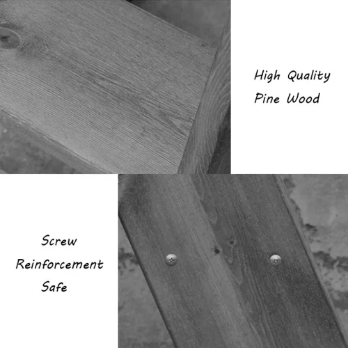 Vista 3 de Taburete de madera con escalera de 4/5/6 capas, de madera maciza, plegable, para escalera, escalera, escalera de 330.7 lbs, color madera