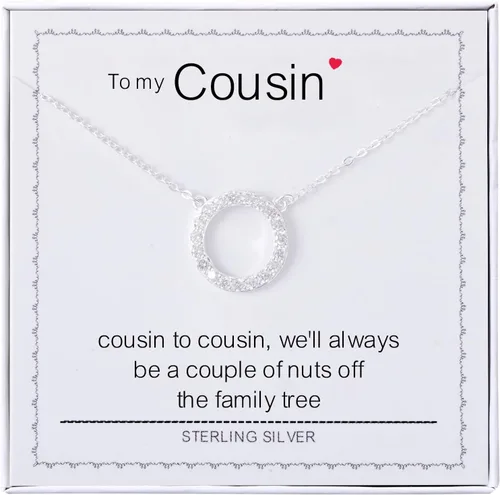 Vista 30 de Collar para mujeres y niñas, collar de círculos de plata de ley, collar de fuerza de coraje, guerreros, ideas de regalos