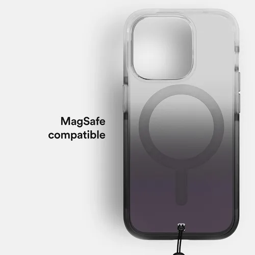 Vista 3 de BodyGuardz Ace Pro Ombre - Funda para iPhone 15 Pro, a prueba de golpes, con grado militar de 18 pies, probada contra caídas, compatible