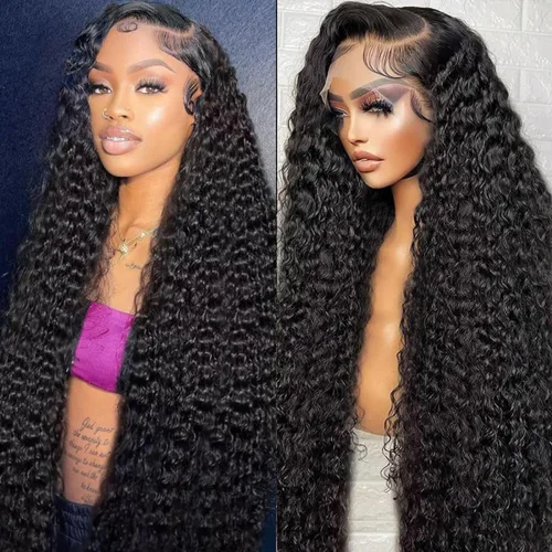 Vista 12 de Pelucas cortas de 10 pulgadas estilo Bob 13x4 con ondas profundas, peluca de pelo humano estilo Bob con encaje frontal HD de 200% de densidad