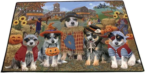 Vista 25 de Doggie of the Day Blue Heeler Dogs Floor Mat - 4th of July Independence Day - Best Dog Doormat - Protector Decor - Unique Portrait Art - Premium