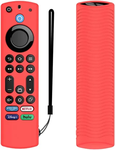 Vista 9 de Funda para control remoto por voz compatible con Insignia Firetv Omni Negro