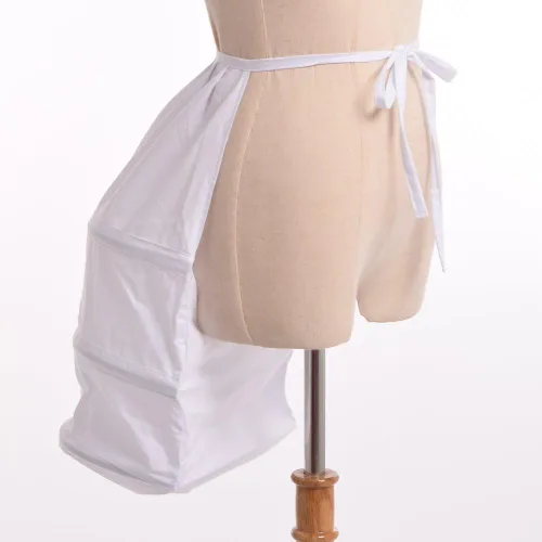 Vista 6 de BLESSUME Vestido Victoriano Bustle Blanco Talla única