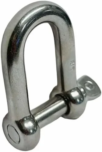 Vista 2 de 10 pieza 5/32" Cadena D Grillete de acero inoxidable con tornillo Pin 150 Lb