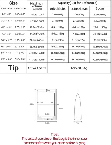 Vista 2 de FireKylin 100 bolsas de papel marrón con ventana, bolsas de pie de 3.5 x 5.5 pulgadas, bolsas de almacenamiento de alimentos con cremallera