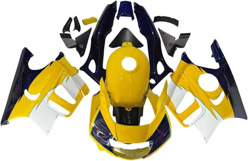 Vista 19 de Kit de carenado de motocicleta para Honda CBR600 F3 1997 1998 CBR600F3 97 98 ABS Kit de cuerpo de inyección de plástico Carrocería-Camaleón Púrpura