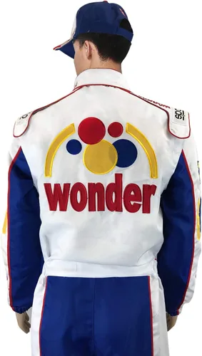 Vista 4 de Ricky Bobby overol + Gorra, Disfraz Completo Talladega Nights