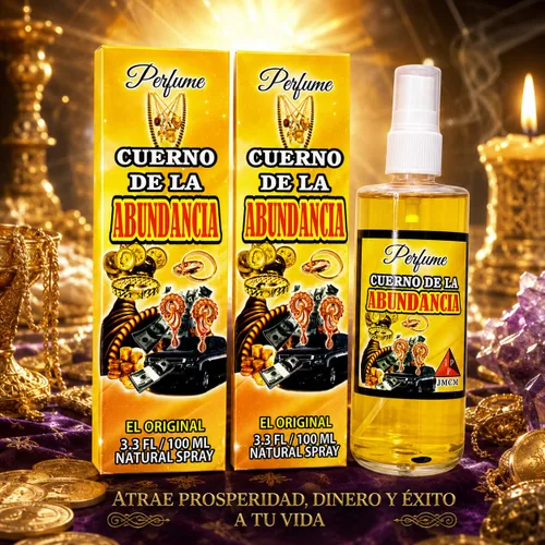 Vista 2 de 2 Lotiones Espirituales Cuerno de la Abundancia Atrae Riqueza, 3.4 fl oz