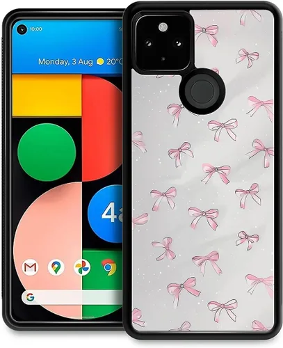 Vista 39 de Compatible con Google Pixel 4A 5G Mobile Case Creative Acrylic Panel trasero Silicona Protección Grip especialmente diseñado para Google Pixel 4A 5G
