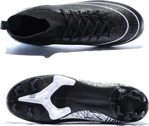 Vista 4 de Zapatos de fútbol unisex para adultos, ligeros, para entrenamiento de fútbol sala para niños grandes