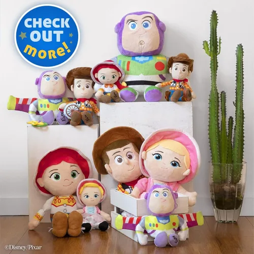 Vista 6 de Disney Baby Toy Story Juguetes para niños Buzz Lightyear Muñeco de 8 Pulgadas de Peluche Suave, Disney Pixar Peluches para Niños, Juguetes Disney