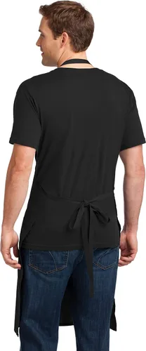 Vista 4 de Delantal personalizado con texto en inglés "Add a name", diseño bordado, delantales extra largos para adultos, 25 pulgadas de ancho x 34.5 pulgadas