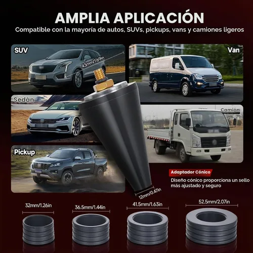 Vista 8 de BILITOOLS Kit de recarga de vacío de refrigerante de 10 piezas, elevación