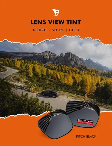 Vista 4 de PRO+ Lentes de repuesto de policarbonato y kits de goma para gafas de sol Oakley Half Jacket Series