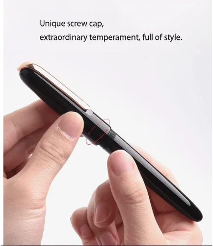 Vista 2 de Pluma estilográfica para escribir en oro de 14 quilates, impresionante bolígrafo de lujo, herramienta de escritura clásica, el mejor regalo, oficina