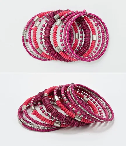 Vista 4 de SPUNKYsoul Pulsera bohemia hecha a mano con resorte en espiral para mujer, Metal