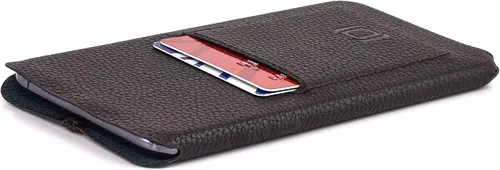 Vista 3 de Dockem Minima - Funda tipo cartera para iPhone 11 y iPhone XR (modelos de iPhone de 6.1 pulgadas), funda sintética ultradelgada de piel vegana