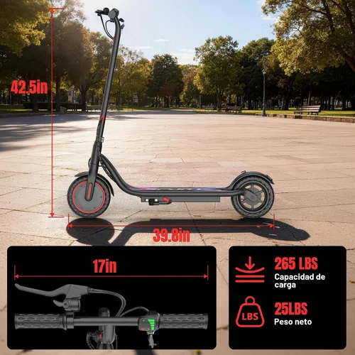 Vista 5 de VOLPAM Scooter eléctrico, motor de 500W/800W/1000W, largo alcance 21-28