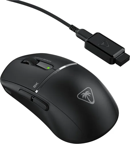 Vista 2 de Turtle Beach Burst II Pro Black Wireless Esports Gaming Mouse - 8K Poll, 57g Ultralight, 150-Hour Battery, Optical Switches, Symmetrical, 30K DPI