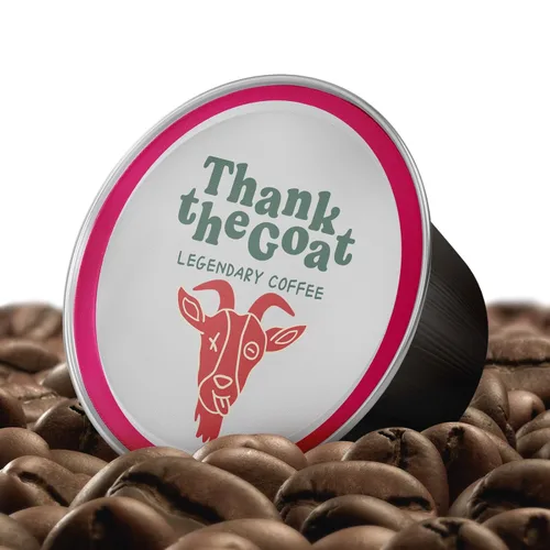 Vista 4 de Thank the Goat Gourmet - Cápsulas de café recién tostadas, tostado medio, compatibles con cafeteras Keurig 2.0 K-Cup, de Huila, Colombia, 24