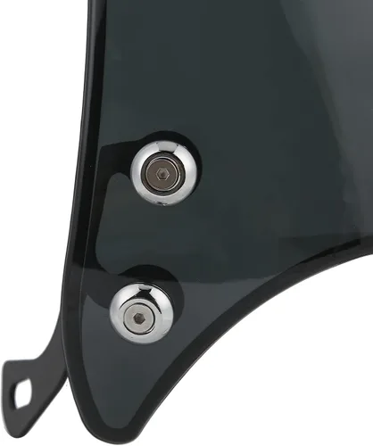 Vista 6 de Motocicleta, Retro Motocicleta PC Deflector de viento universal para 5-7in faro moto parte