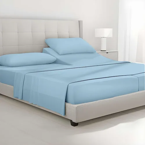 Vista 31 de Giza Sheets Twin – Sábanas de 100% algodón egipcio Giza – Sábanas para colchón de hasta 18 pulgadas de profundidad – 4 piezas de sábanas de algodón