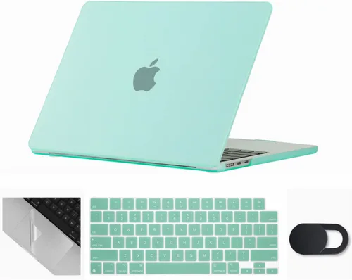 Vista 12 de Se7enline Funda compatible con MacBook Neo de 13 pulgadas, modelo A3404 2026, carcasa dura, cubierta de teclado, cubierta de cámara web, protector