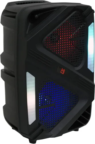 Vista 6 de Mr. Dj BRAVO Dual 6.5 "portátil PA DJ activo Bluetooth TWS altavoz 1000 vatios LCD/MP3/USB/micro SD