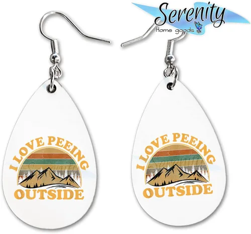 Vista 27 de Van Gogh - Juego de aretes colgantes divertidos Lindos aretes de joyería para niñas y mujeres Impresión de doble cara Regalo de cumpleaños