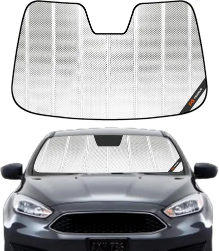 Vista 9 de Parasol para parabrisas Pigenius para Ford Focus 2012-2018 - Protección para ventana delantera