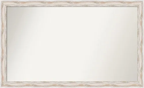 Vista 365 de Amanti Art Espejo personalizado, espejo de baño estrecho Alexandria White Wash, espejo de pared o espejo de tocador de baño sobre el fregadero