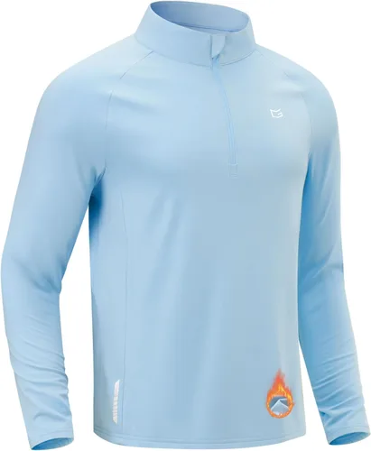 Vista 15 de G Gradual Camisa de golf atlética de manga larga con cremallera de forro Negro