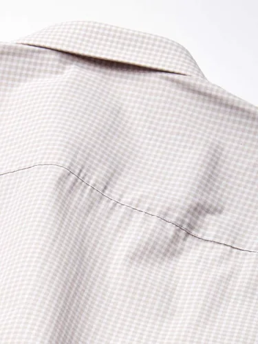 Vista 2 de Kenneth Cole Mens Dress Shirt Slim Fit Checks and Stripes (Patterned)