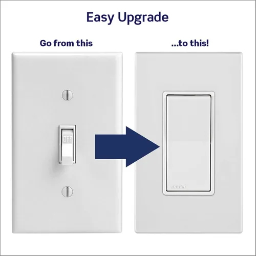 Vista 7 de Leviton Lever Edge - Interruptor basculante de 3 vías de 15 amperios, E5603-SW, color blanco
