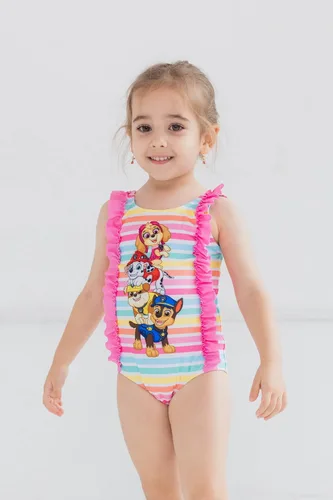 Vista 2 de Paw Patrol Marshall Chase Skye - Traje de baño de una pieza para niñas y niños pequeños