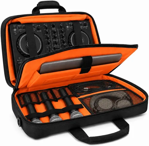 Vista 7 de Funda para controlador DJ DDJ-FLX4/REV1/400 con compartimento