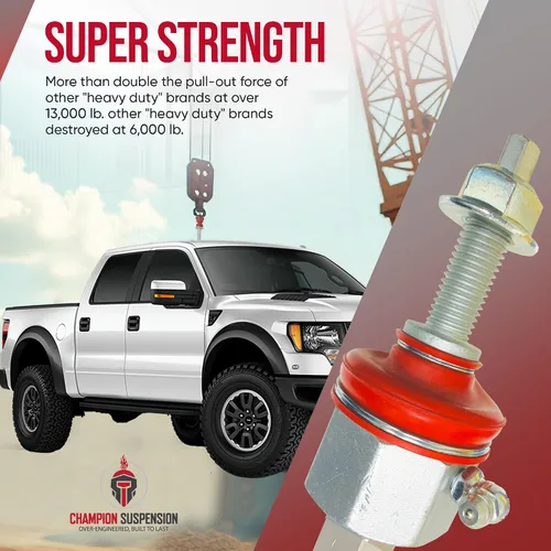 Vista 2 de Champion - Kit de eslabones estabilizadores de barra estabilizadora delantera CODE RED EXTREME SE ADAPTA a Ram 2500 3500 4WD 2003-2005, K80885