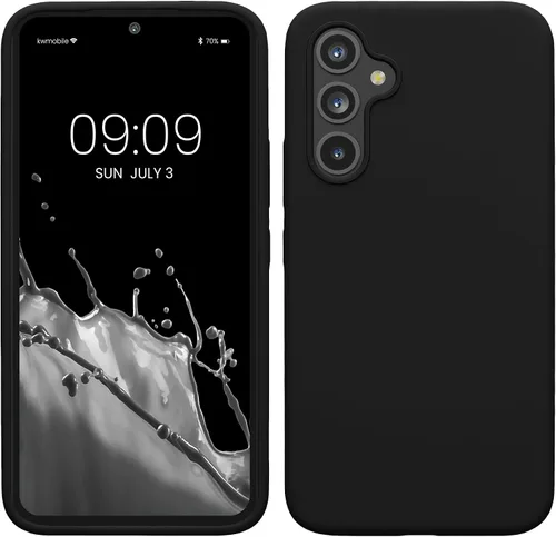 Vista 282 de kwmobile Funda Compatible con Samsung Galaxy A14 5G - Funda de teléfono de TPU y silicona con acabado suave - Verde Lima