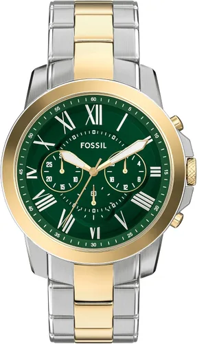 Vista 15 de Fossil Men's Watch, Grant Quartz Stainless Steel Chronograph Watch for Men
