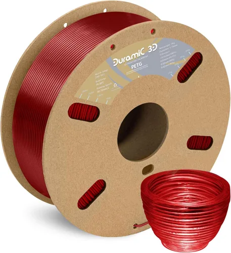 Vista 11 de DURAMIC 3D PETG Filamento 1.75mm Azul Ejército, Filamento de Impresión 3D Carrete de 1kg (2.2lbs), Filamento Azul Ejército 1.75mm Precisión