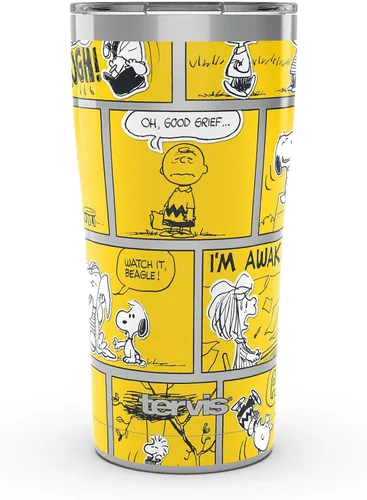 Vista 13 de Tervis Peanuts™ - Vaso aislado 70th Comic Strip de 16 onzas, transparente