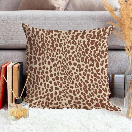 Vista 74 de Funda de cojín decorativa con estampado de guepardo verde peridoto para sofá, funda de almohada verde crema con estampado de leopardo con A-16