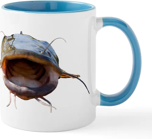 Vista 35 de CafePress Bigmouth Flathead - Taza de café de cerámica (11.0 fl oz)