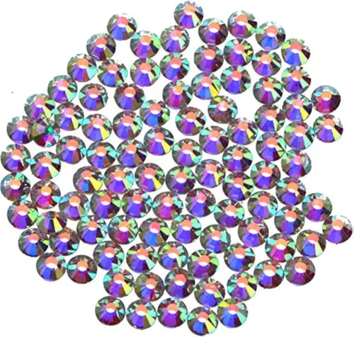 Vista 71 de 4500 unidades de diamantes de imitación de cristal de fijación en caliente con parte trasera plana HotFix gemas de cristal redondas de 0.079 Citrino
