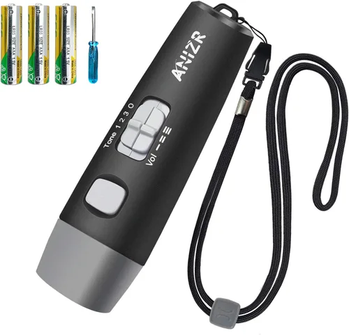 Vista 10 de ANIZR Silbatos electrónicos con cordón, ajustable de 3 tonos y 3 silbatos de emergencia de gran volumen, silbato de árbitro de baloncesto