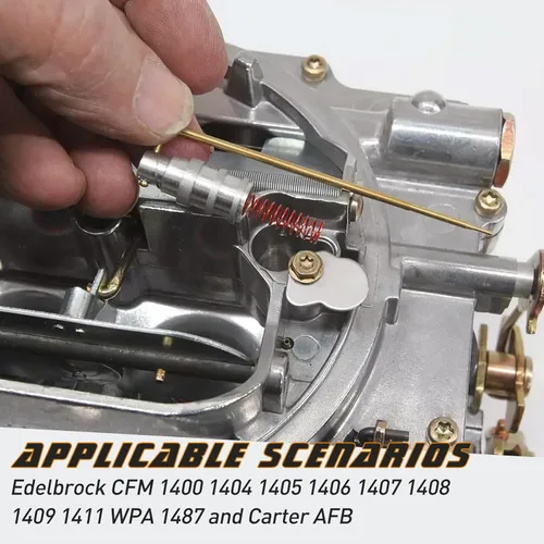 Vista 7 de Kit de ajuste de calibración de carburador para Edelbrock CFM 1400 1404 1405 1406 1407 1408 1409 1411 WPA 1487 Carter AFB Chorros de carburador